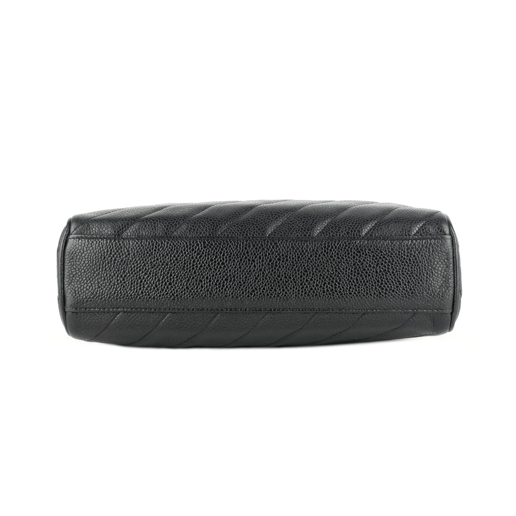 Chanel Quilted Caviar Leather CC Camera Bag