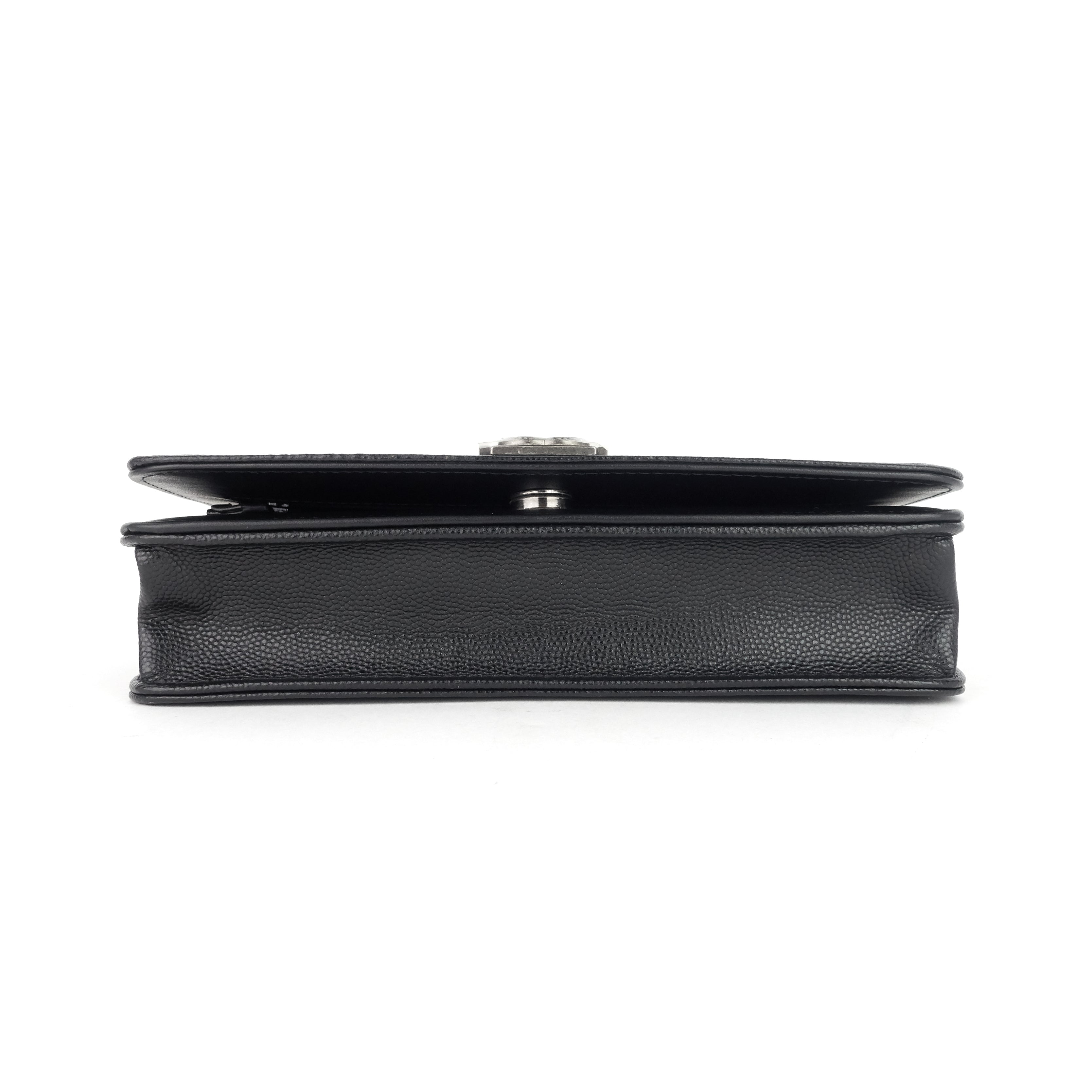Chanel Boy Caviar Leather Wallet on Chain Bag