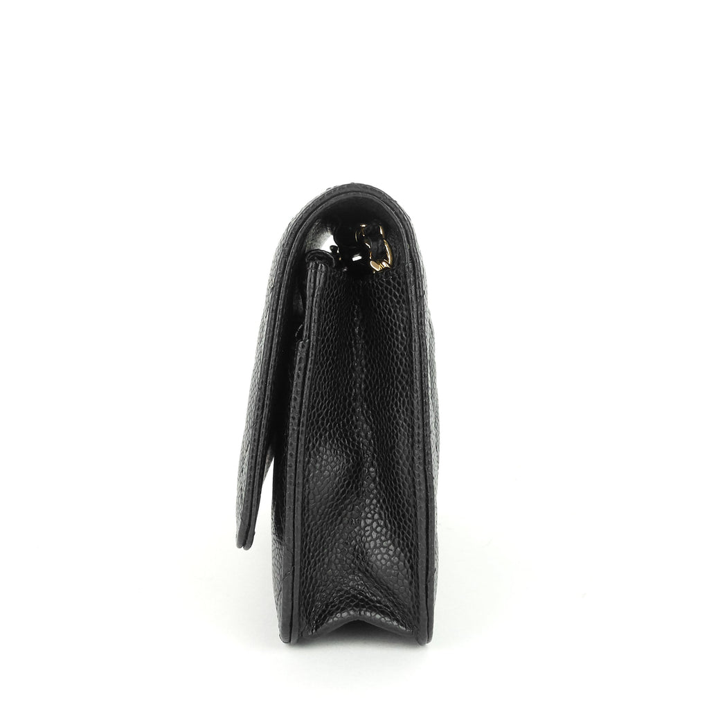 Chanel Wallet on Chain Caviar Leather Bag