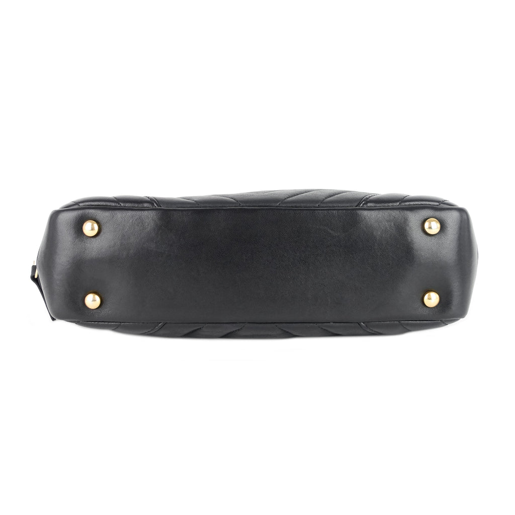 Chanel Chevron Quilted Lambskin Leather Camera Bag