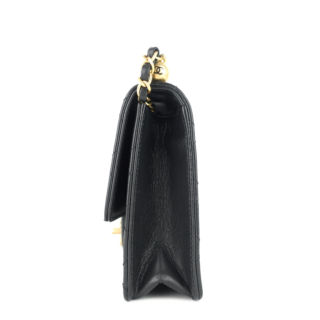 Chanel Chic Pearls Mini Lambskin Leather Bag