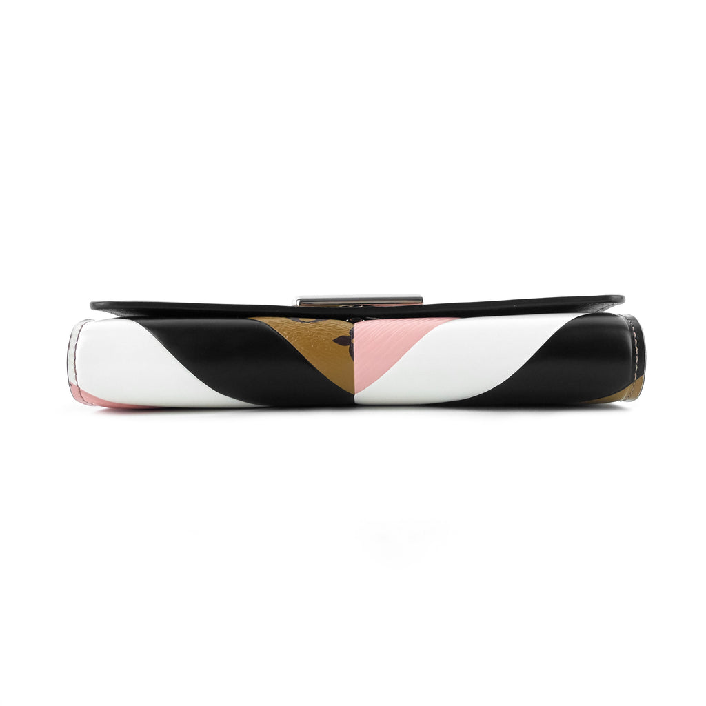 Louis Vuitton Leather and Reverse Monogram Twist Wallet on Chain Bag