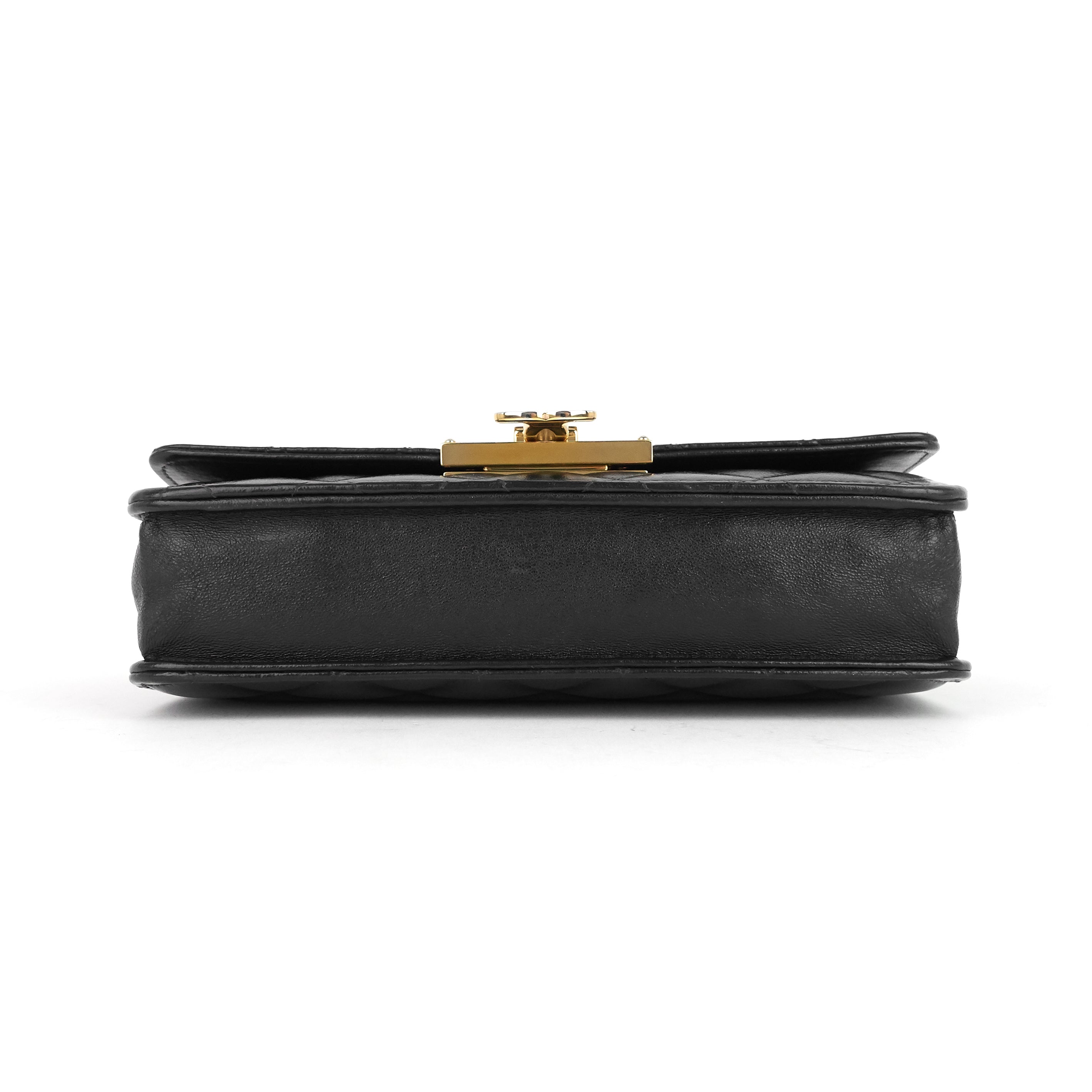 Chanel Golden Class Double CC Lambskin Wallet on Chain Bag
