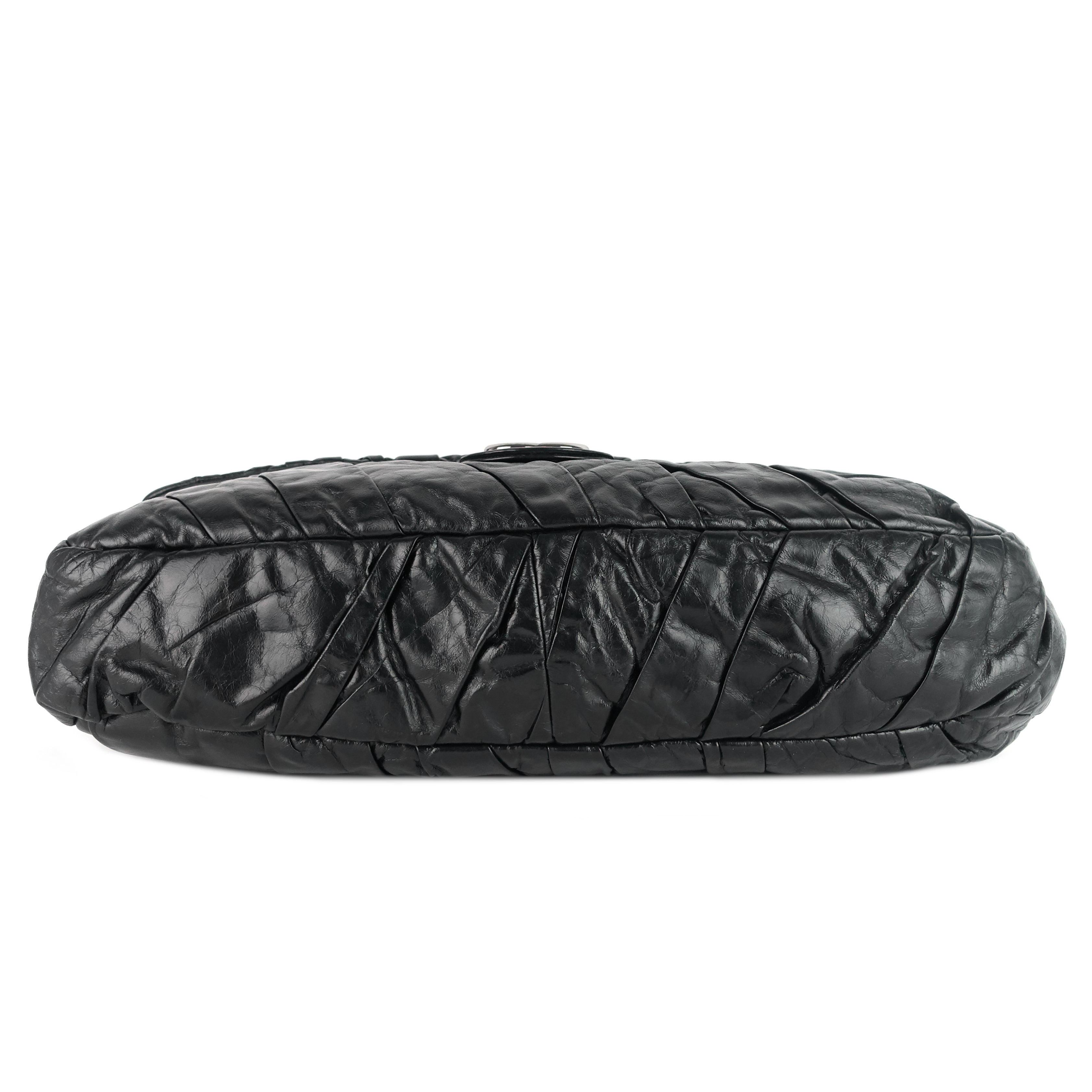 Chanel Twisted Flap Maxi Glazed Calfskin Leather Bag