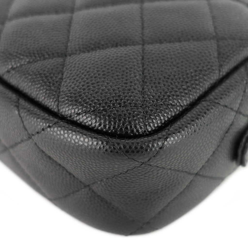 Chanel Camera Case Mini Caviar Leather Bag