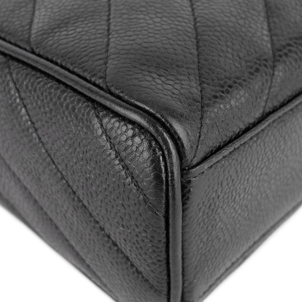 Chanel Quilted Caviar Leather CC Camera Bag