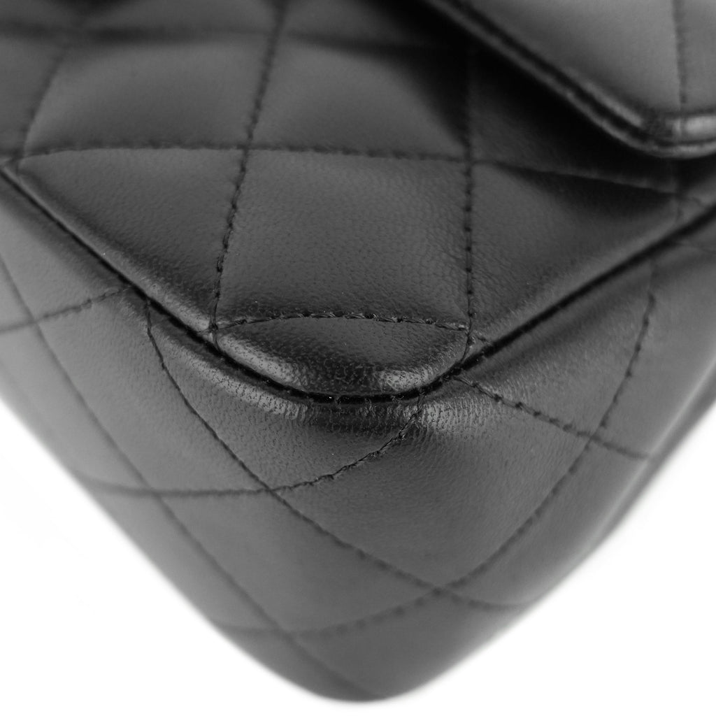 Chanel Classic Mini Lambskin Leather Single Flap Bag