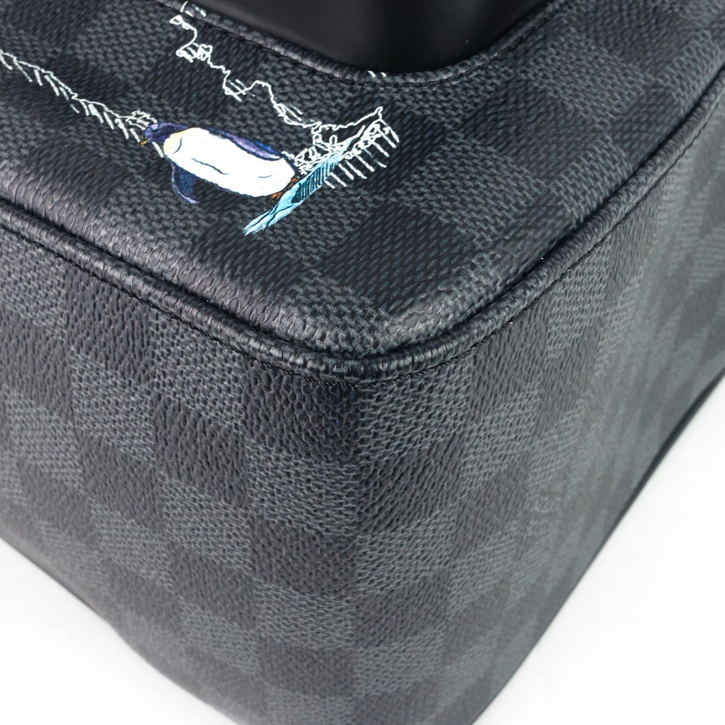 Louis Vuitto Josh World Map Damier Graphite Canvas Backpack
