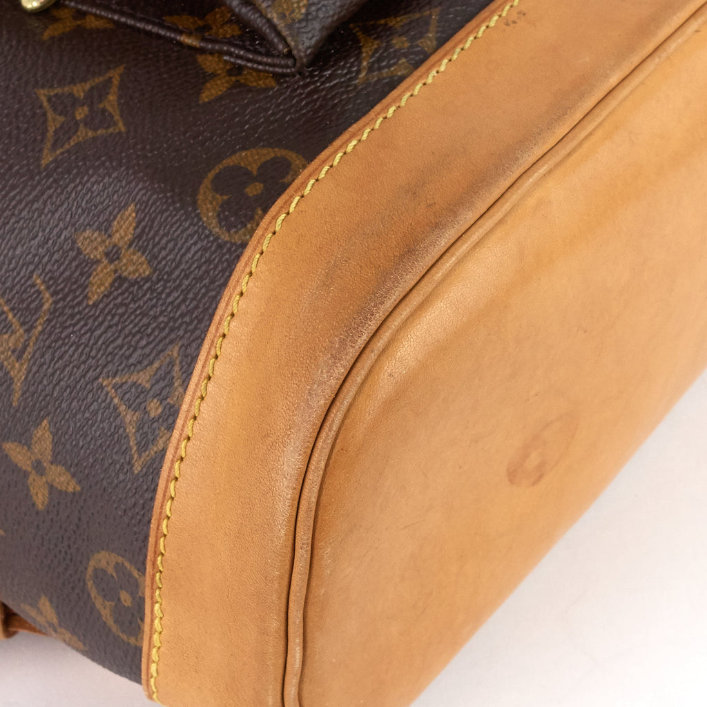 Louis Vuitto Montsouris GM Monogram Canvas Backpack Bag