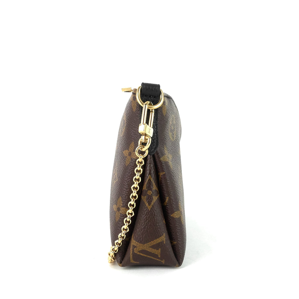 Louis Vuitto Pallas Monogram Canvas Clutch Bag