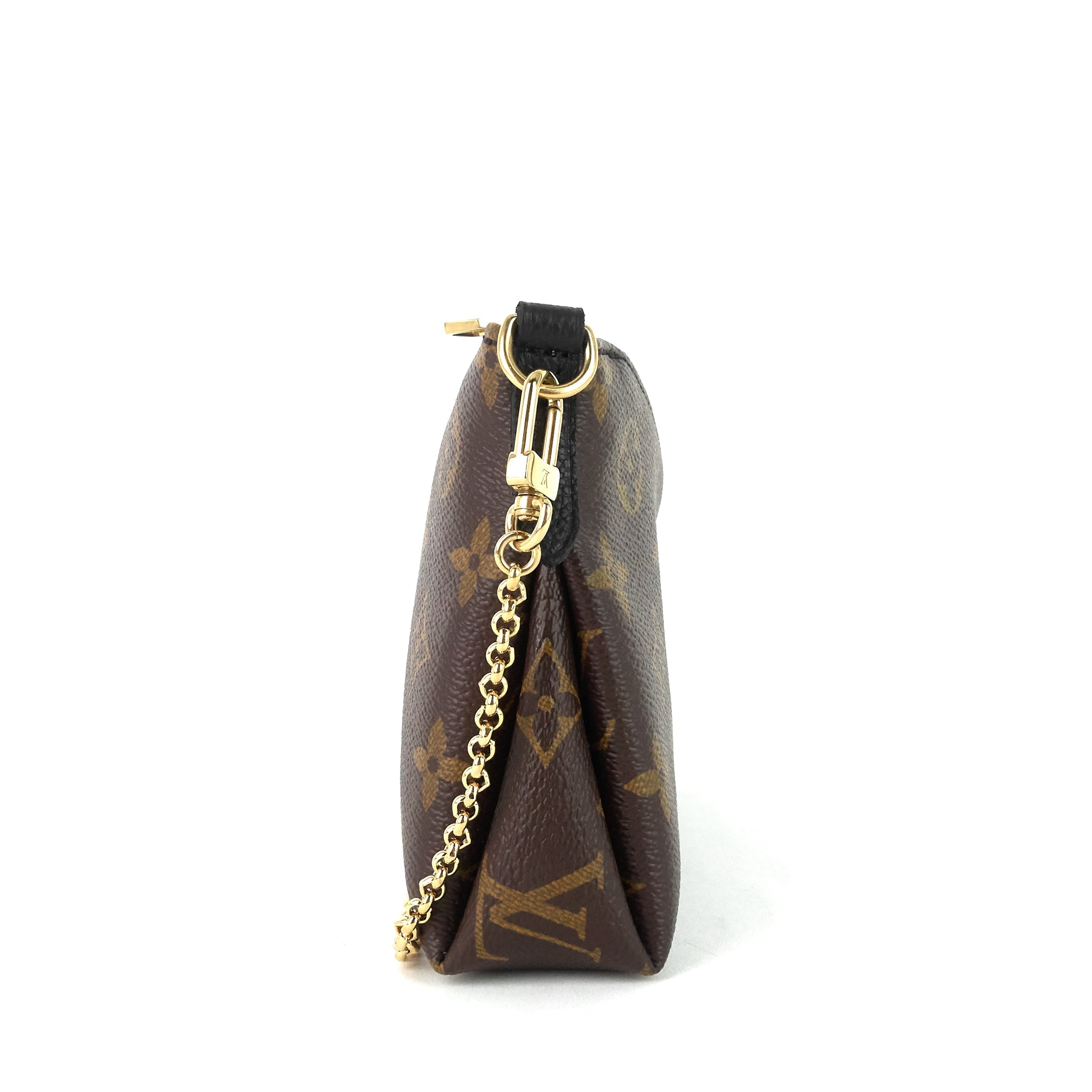 Louis Vuitto Pallas Monogram Canvas Clutch Bag