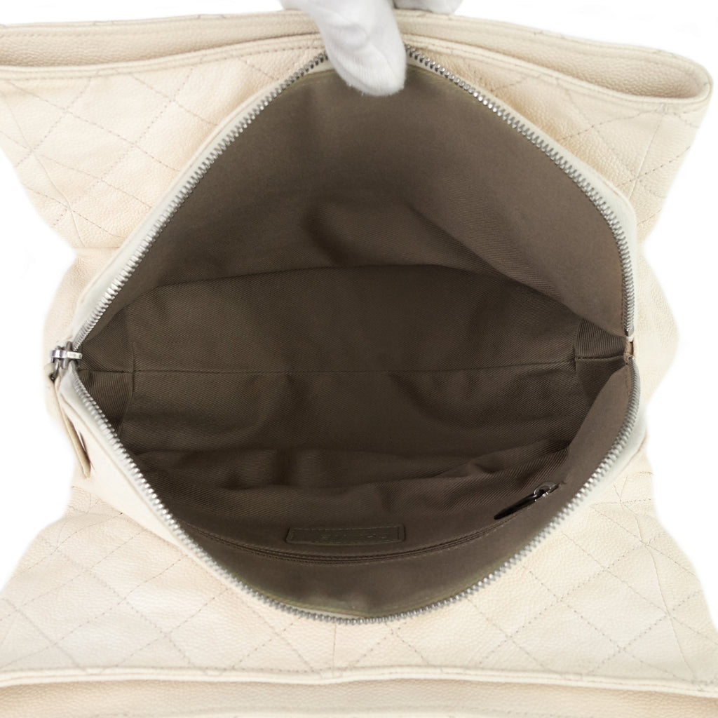 Chanel Chic Small Matelassé Caviar Leather Tote Bag