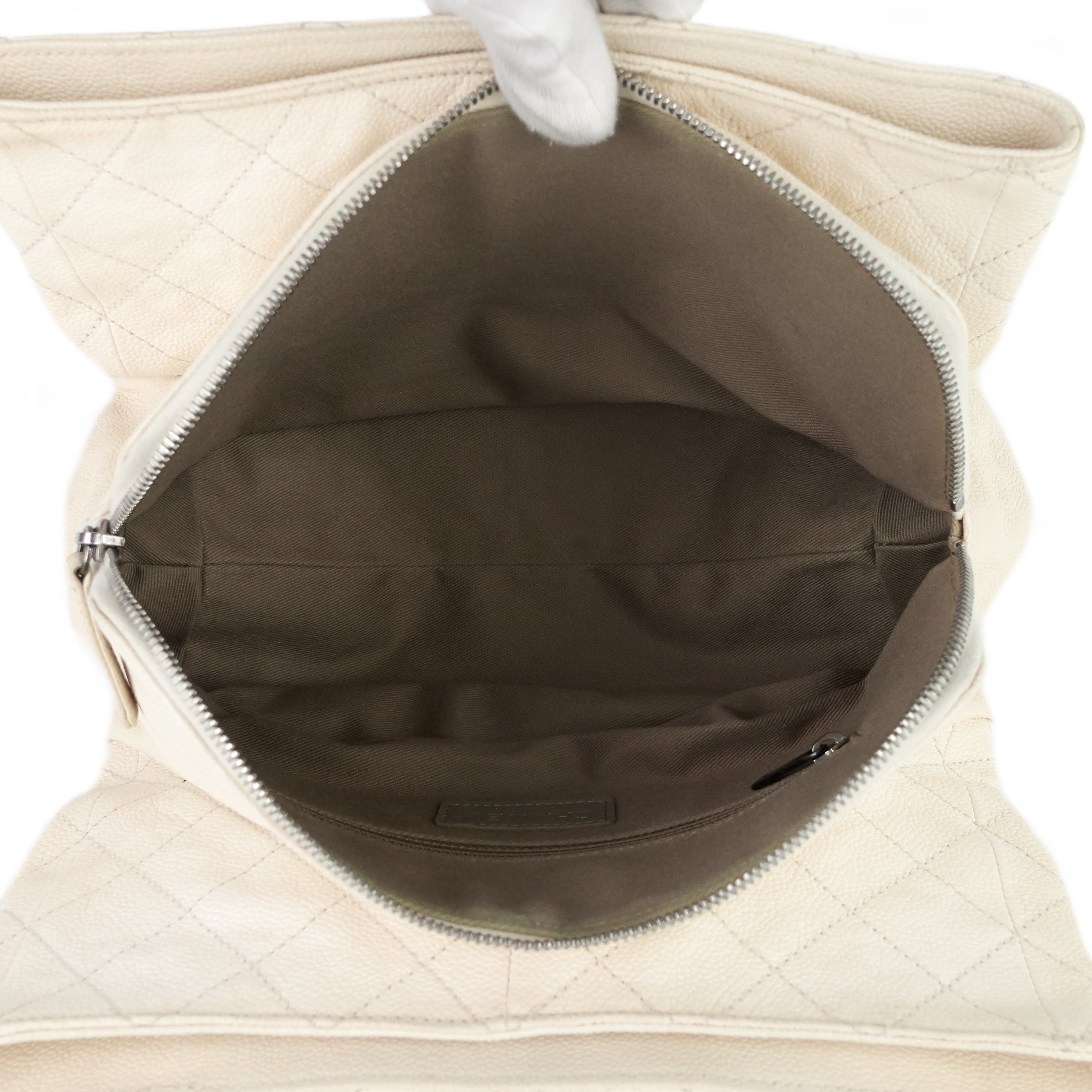 Chanel Chic Small Matelassé Caviar Leather Tote Bag