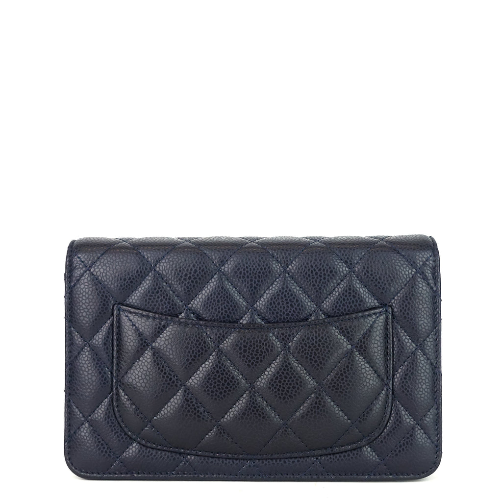 Chanel Wallet on Chain Caviar Leather Bag