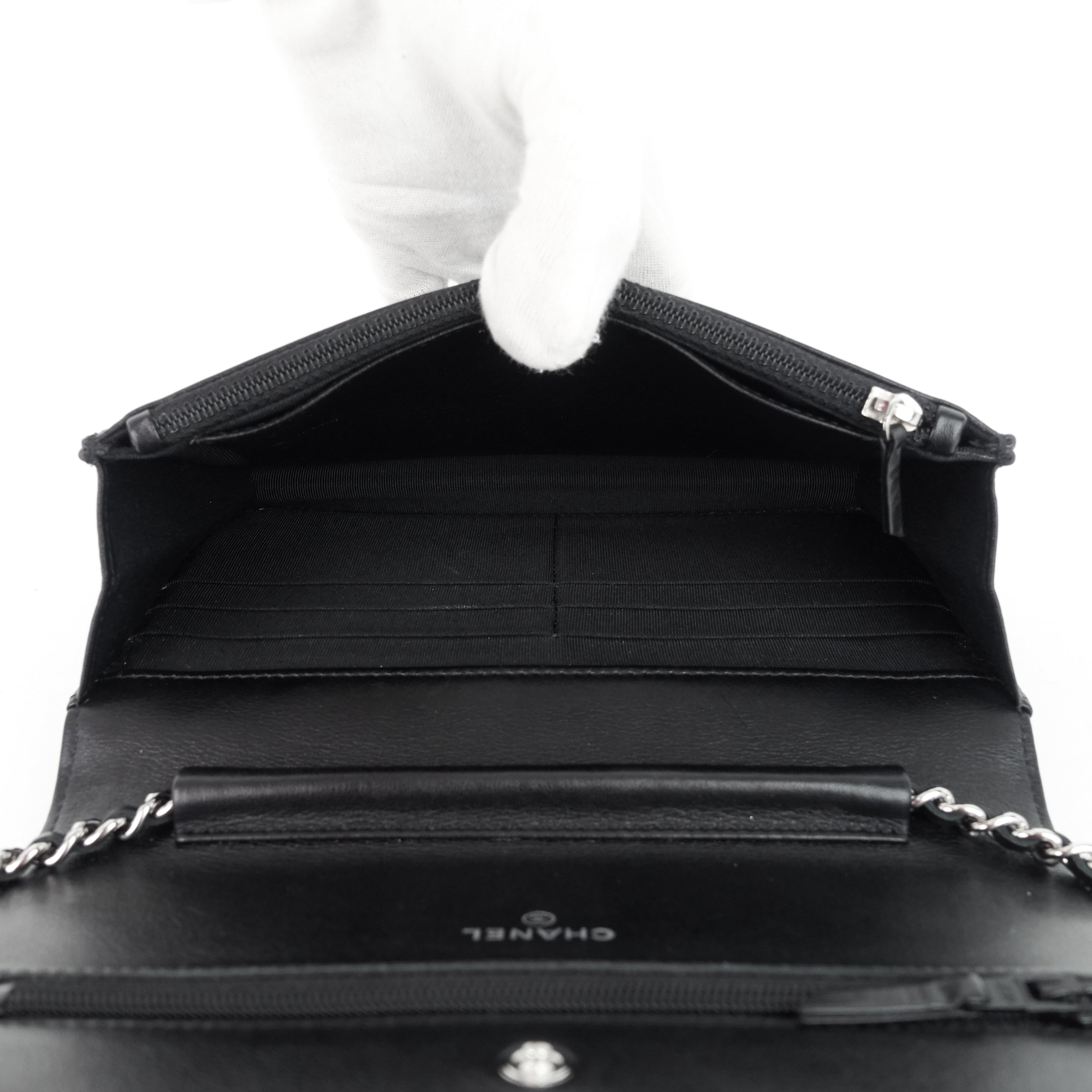 Chanel Patent Leather Wallet on Chain Bag