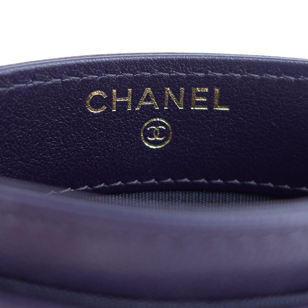 Chanel Classic Lambskin Leather  Holder