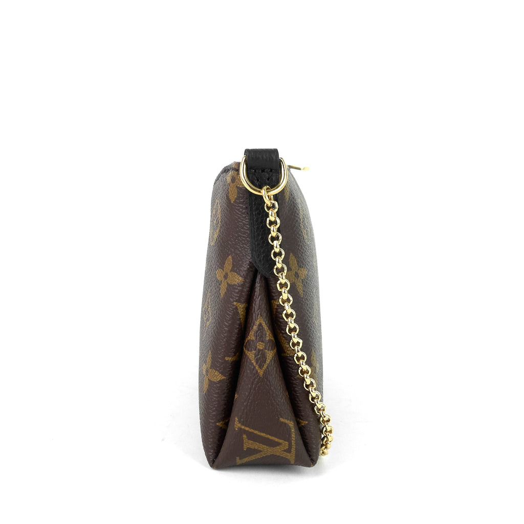 Louis Vuitto Pallas Monogram Canvas Clutch Bag