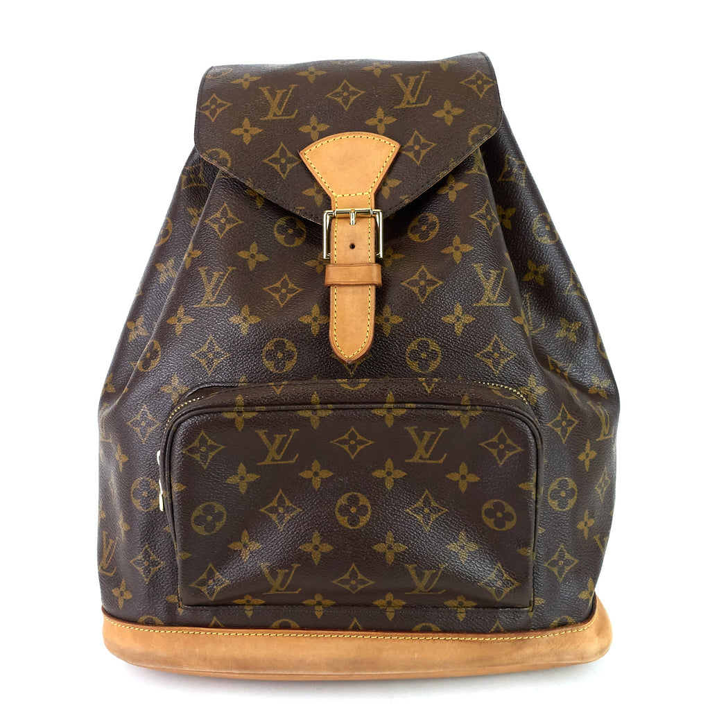 Louis Vuitto Montsouris GM Monogram Canvas Backpack Bag
