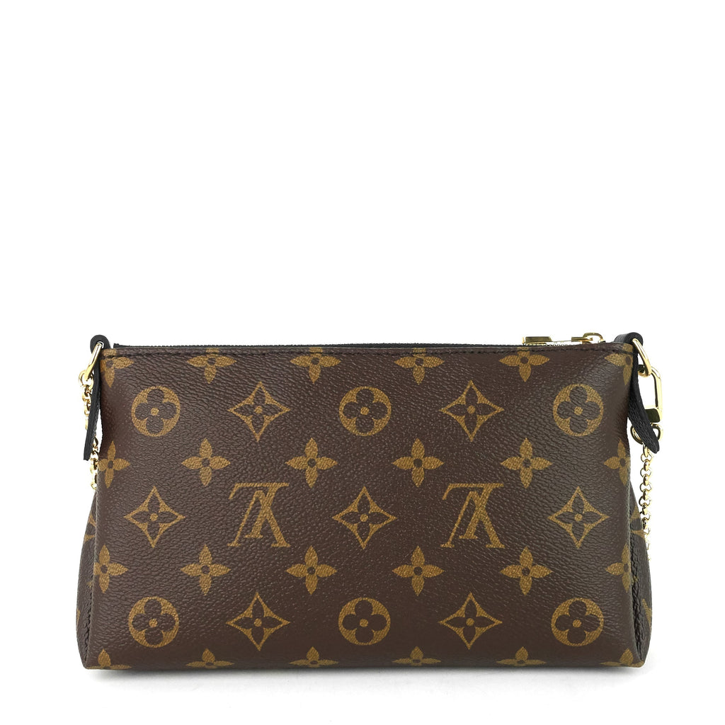 Louis Vuitto Pallas Monogram Canvas Clutch Bag