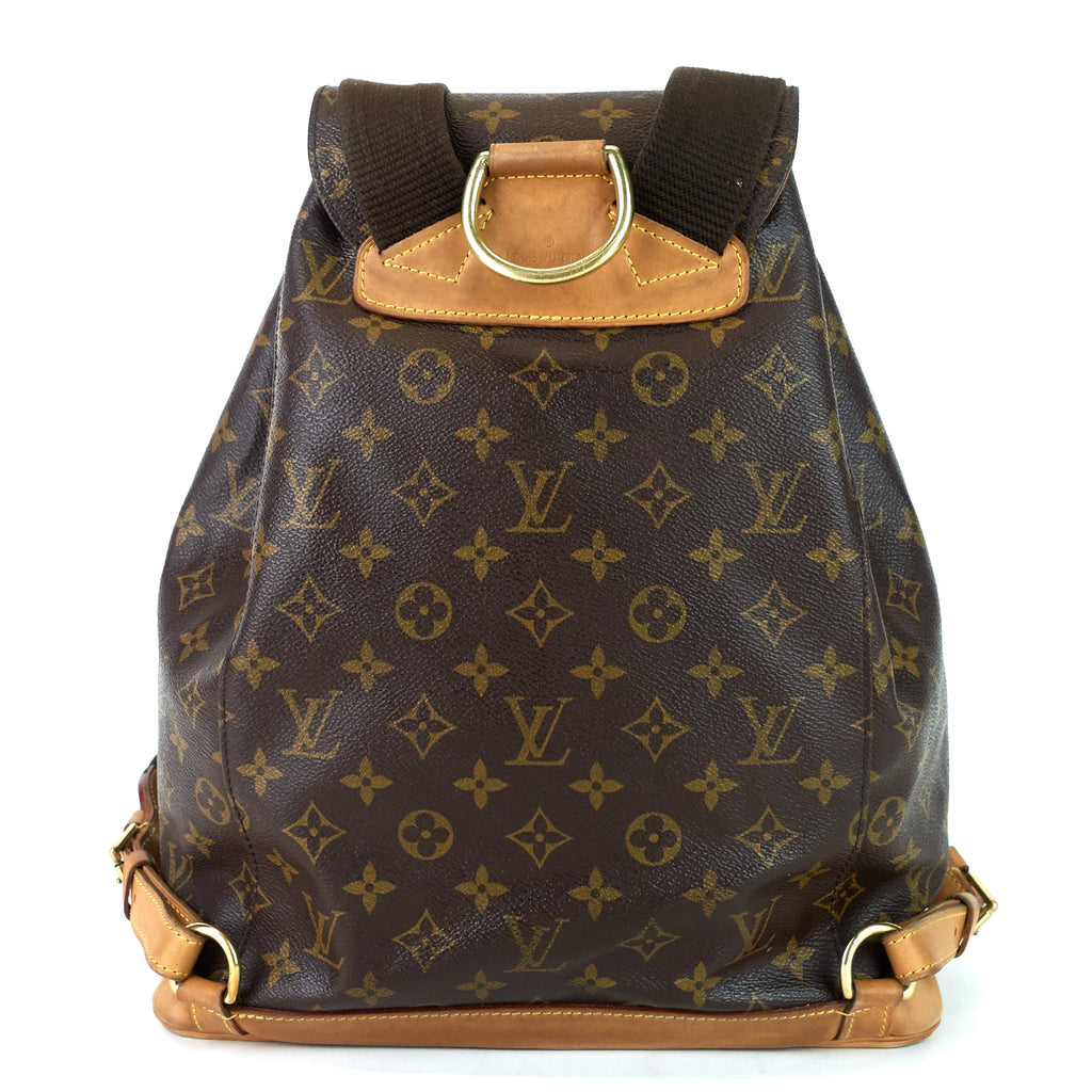 Louis Vuitto Montsouris GM Monogram Canvas Backpack Bag