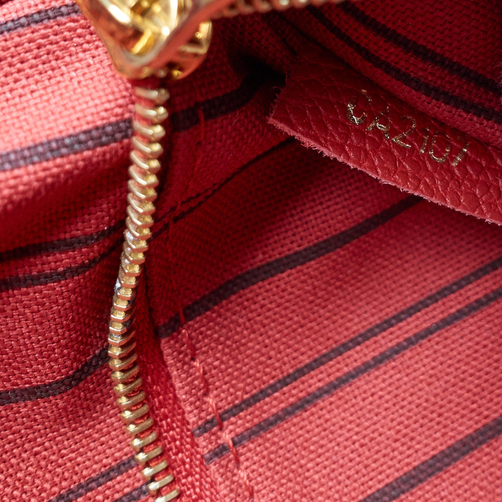 Louis Vuitto Sorbonne Monogram Empreinte Leather Backpack