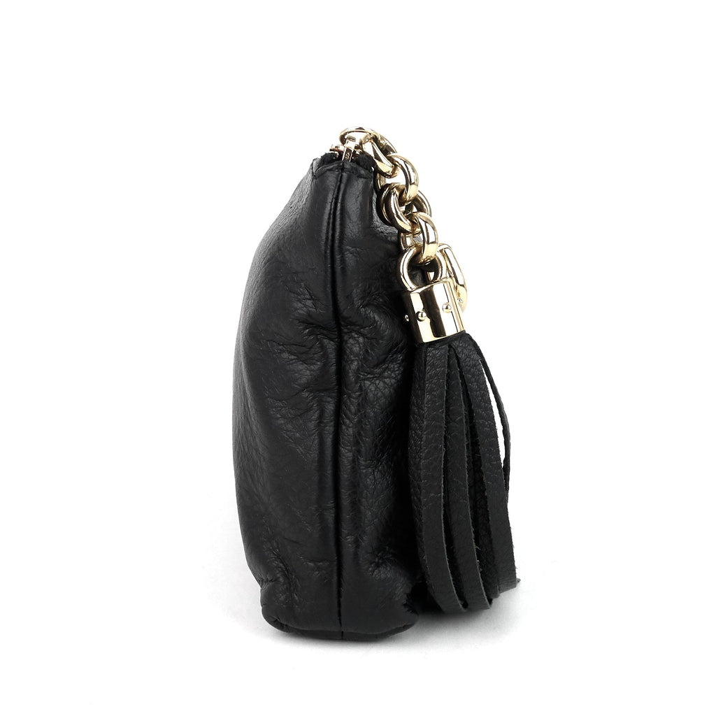 Gucci Sienna Tassel Leather Clutch Bag