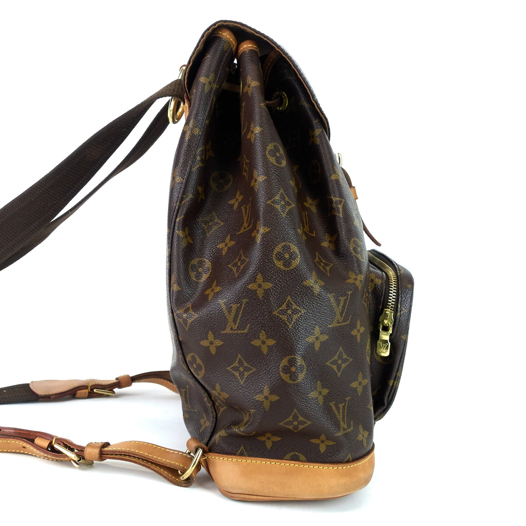 Louis Vuitto Montsouris GM Monogram Canvas Backpack Bag