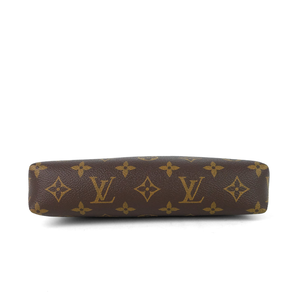 Louis Vuitto Pallas Monogram Canvas Clutch Bag
