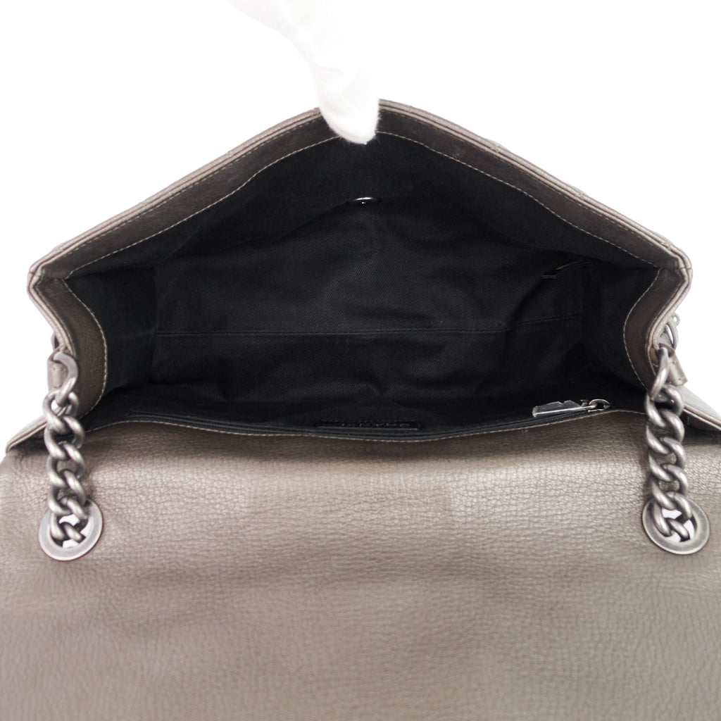 Chanel City Rock Large Goatskin Flap Bag