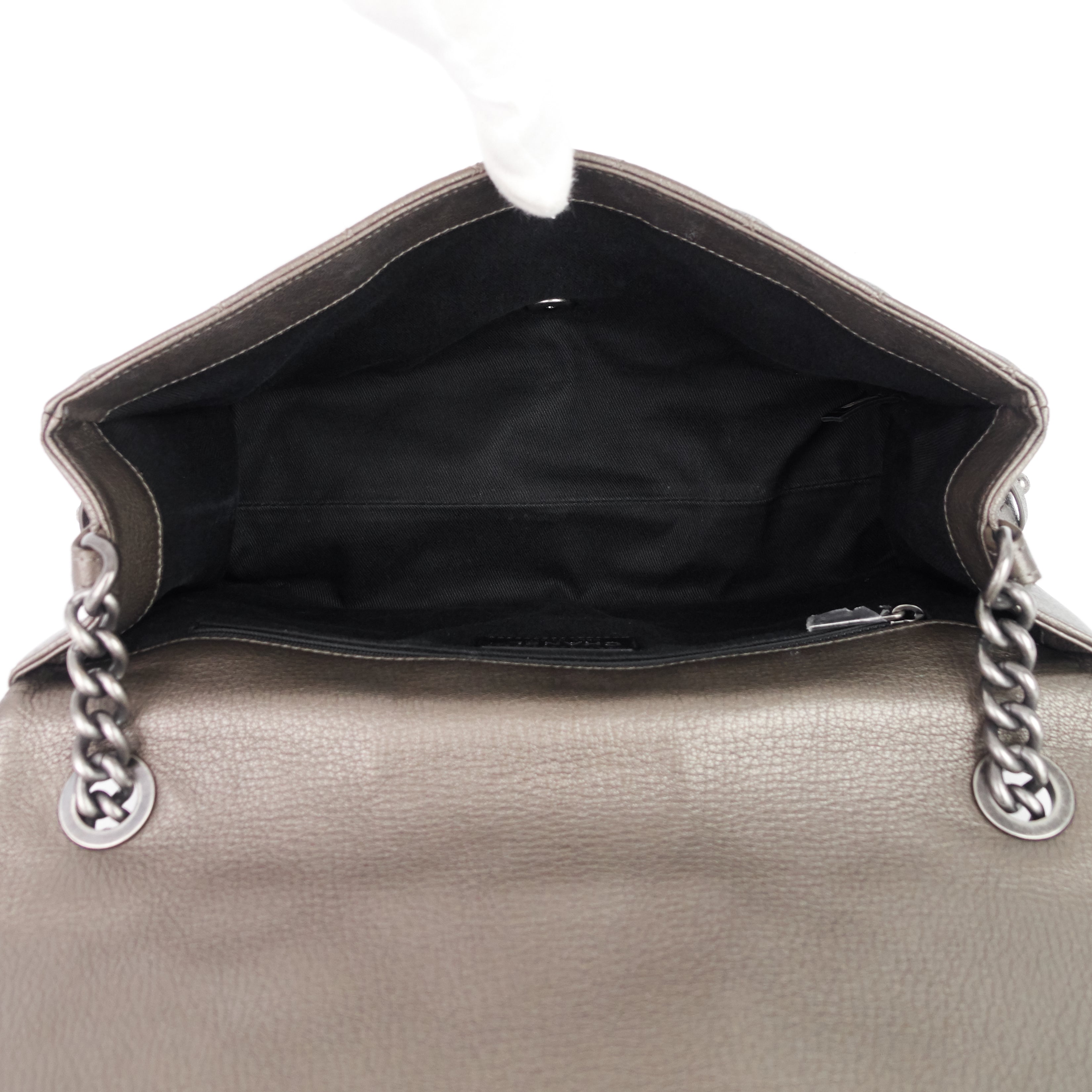Chanel City Rock Large Goatskin Flap Bag