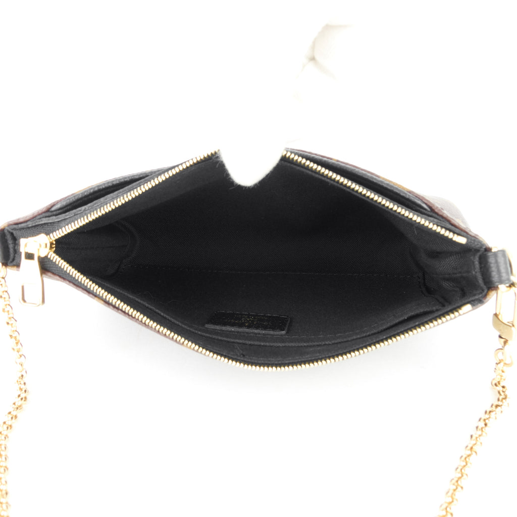 Louis Vuitto Pallas Monogram Canvas Clutch Bag