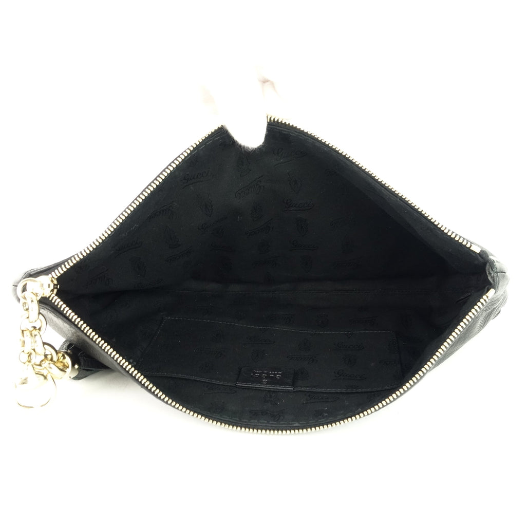 Gucci Sienna Tassel Leather Clutch Bag