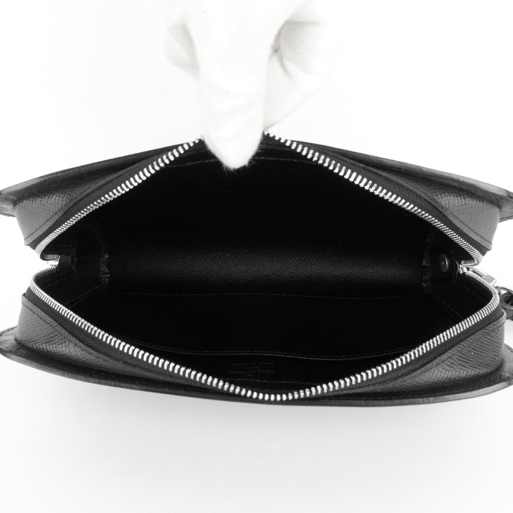 Louis Vuitto Bakail Taiga Leather Clutch Bag