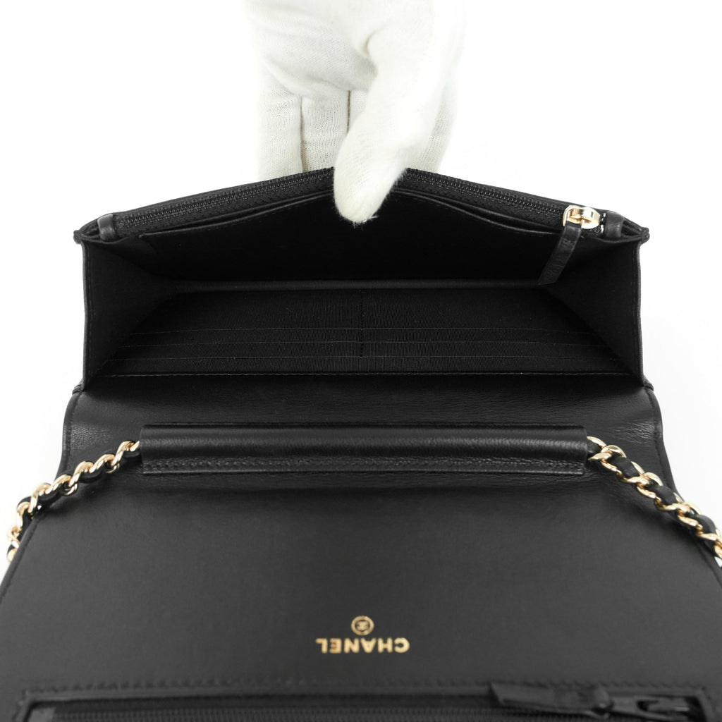 Chanel CC Timeless Lambskin Wallet on Chain WOC