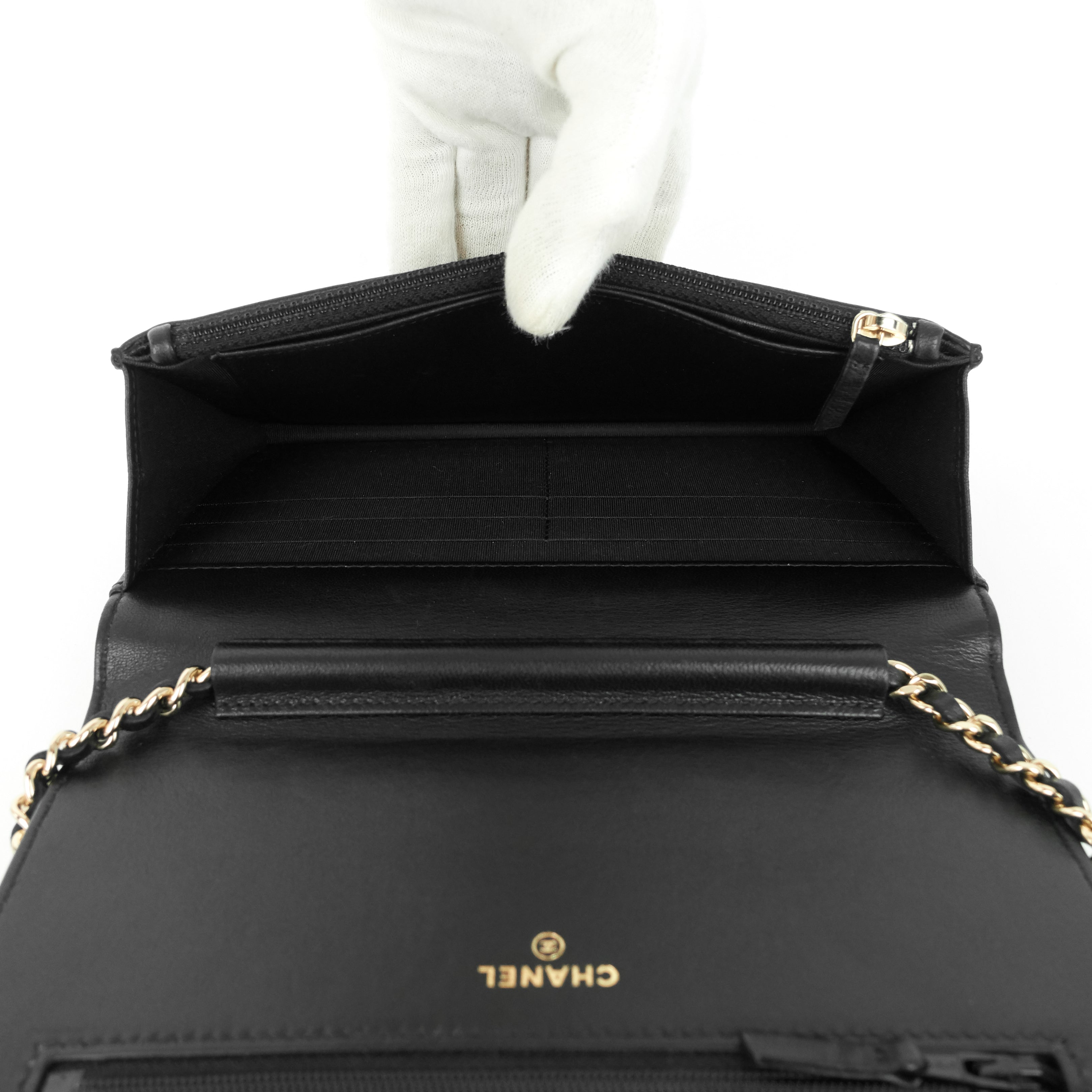 Chanel CC Timeless Lambskin Wallet on Chain WOC
