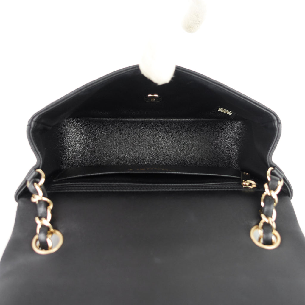 Chanel Classic Mini Lambskin Leather Single Flap Bag