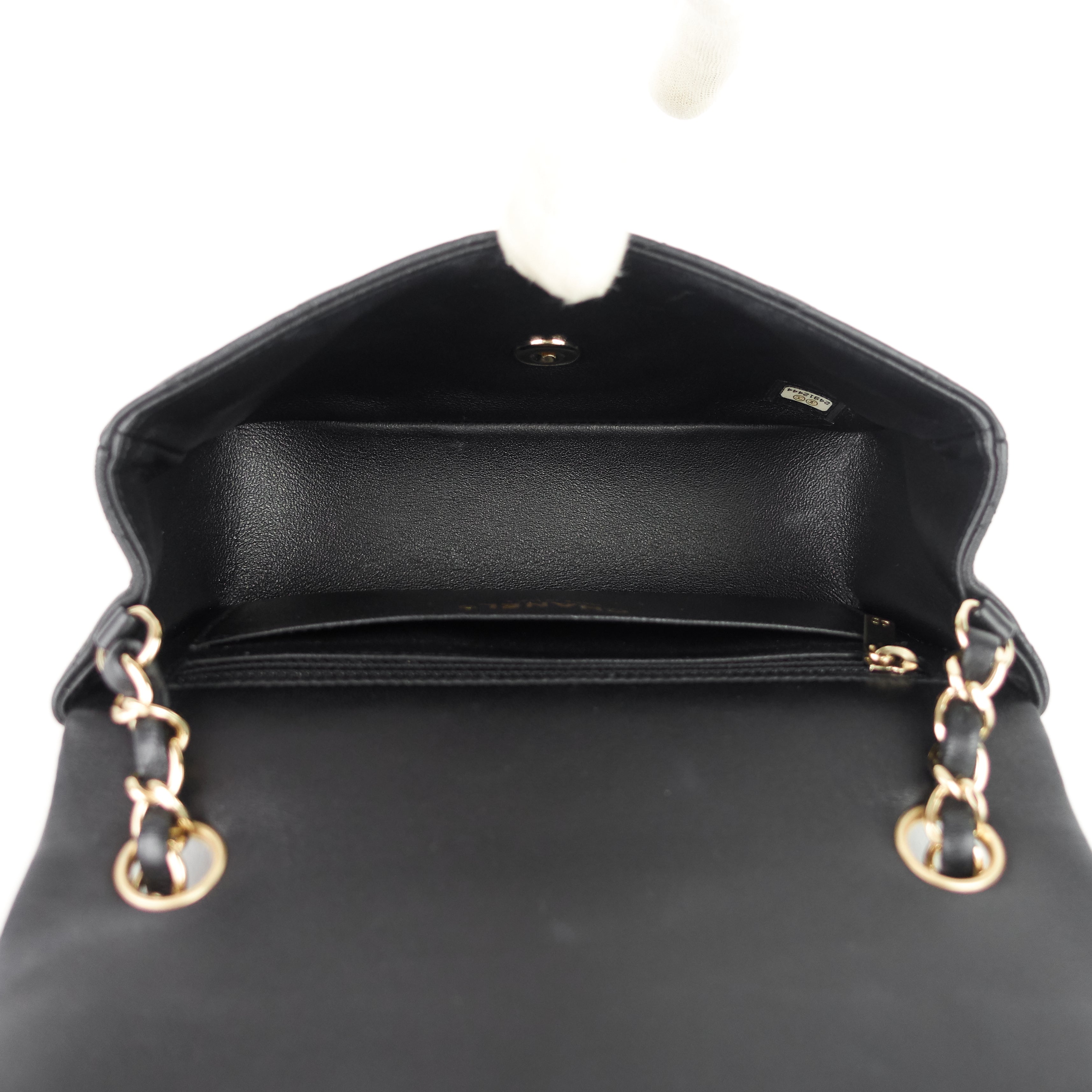 Chanel Classic Mini Lambskin Leather Single Flap Bag