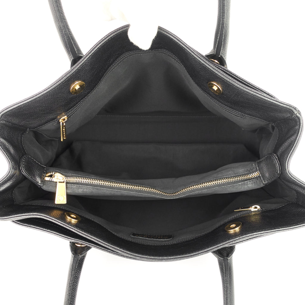 Chanel Executive Cerf XL Caviar Leather Tote Bag