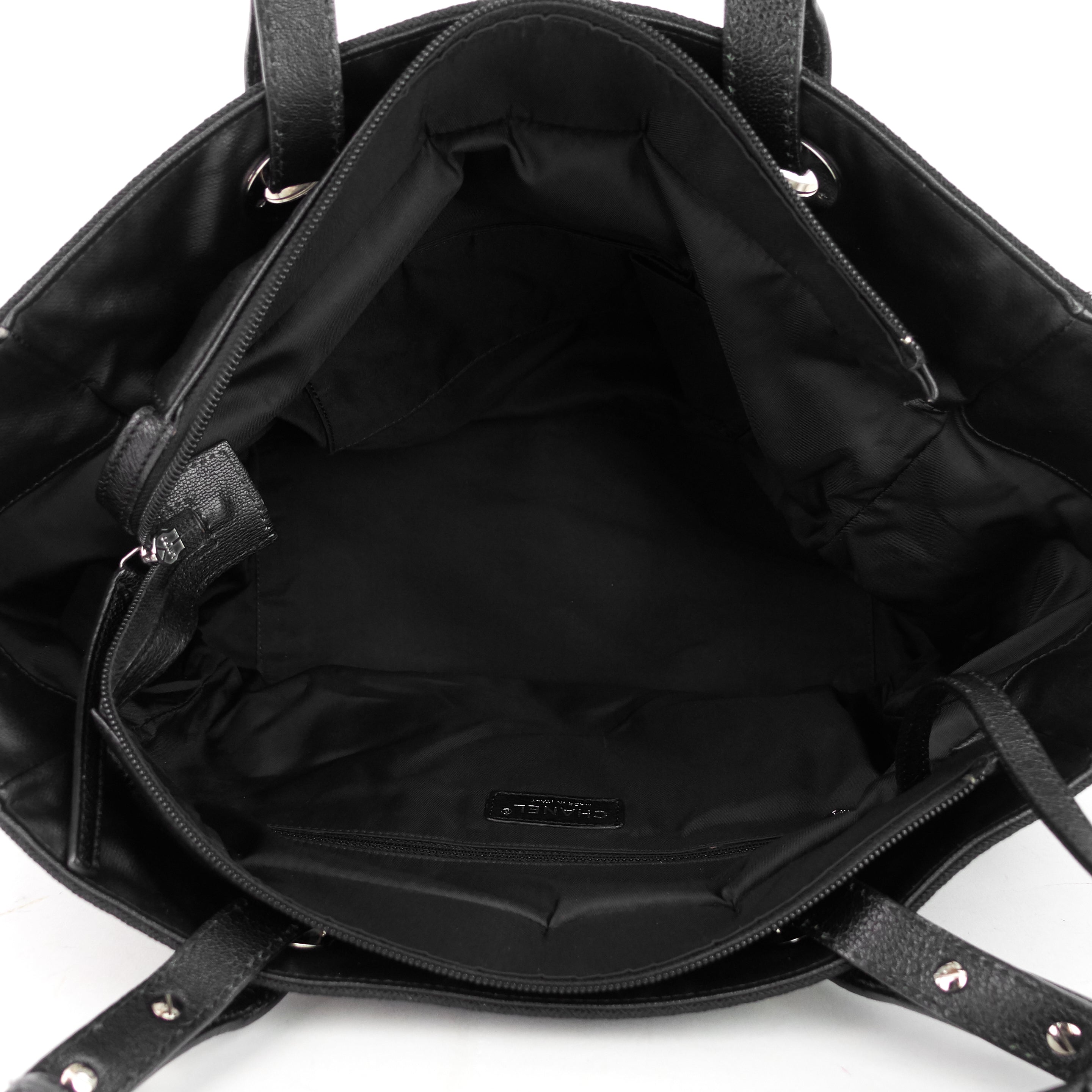 Chanel Paris Biarritz Coated Canvas CC Tote Bag