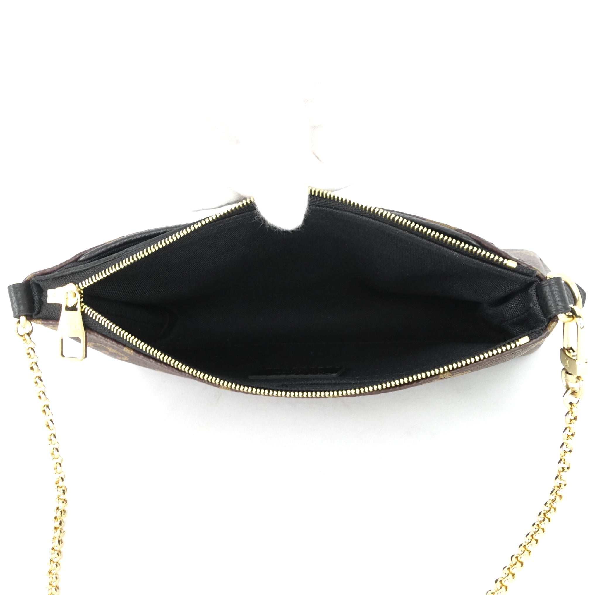 Louis Vuitto Pallas Monogram Canvas Clutch Bag
