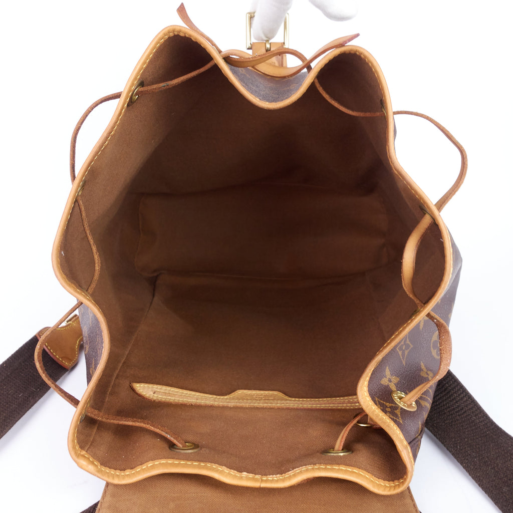 Louis Vuitto Montsouris GM Monogram Canvas Backpack Bag