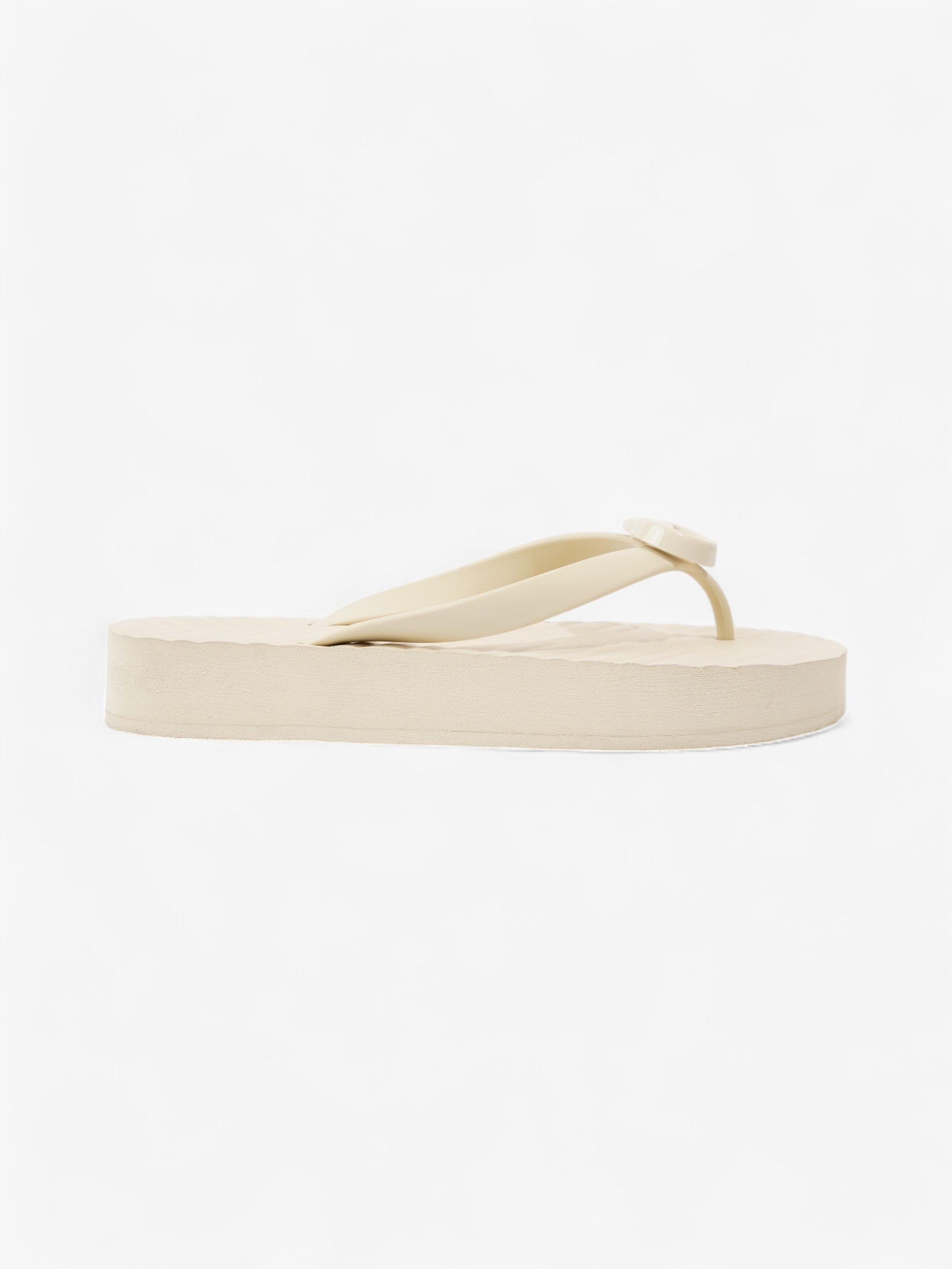 Gucci Double G Platform Sandal Cream Rubber EU 38 UK 5