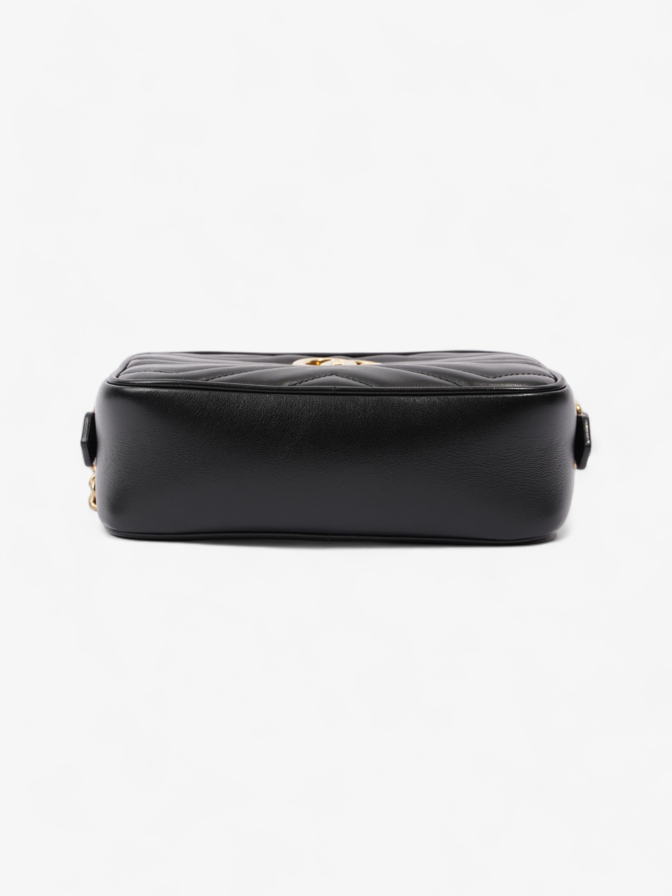 Gucci GG Marmont Black Matelasse Leather Mini