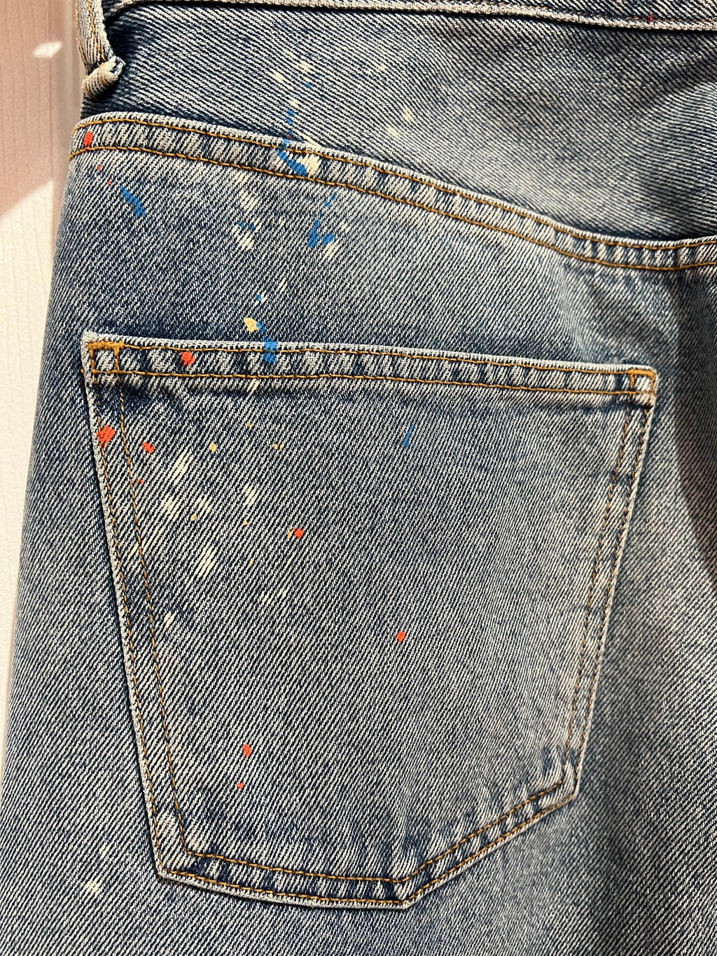 OFF-WHITE VIRGIL ABLOH DISTRESSED ARROW JEANS