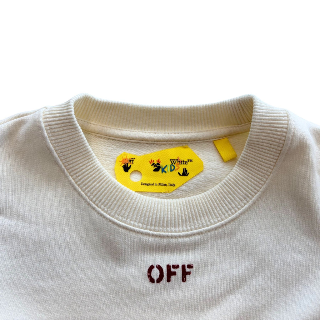 Off-White Crewneck Sweater - Kid's 10