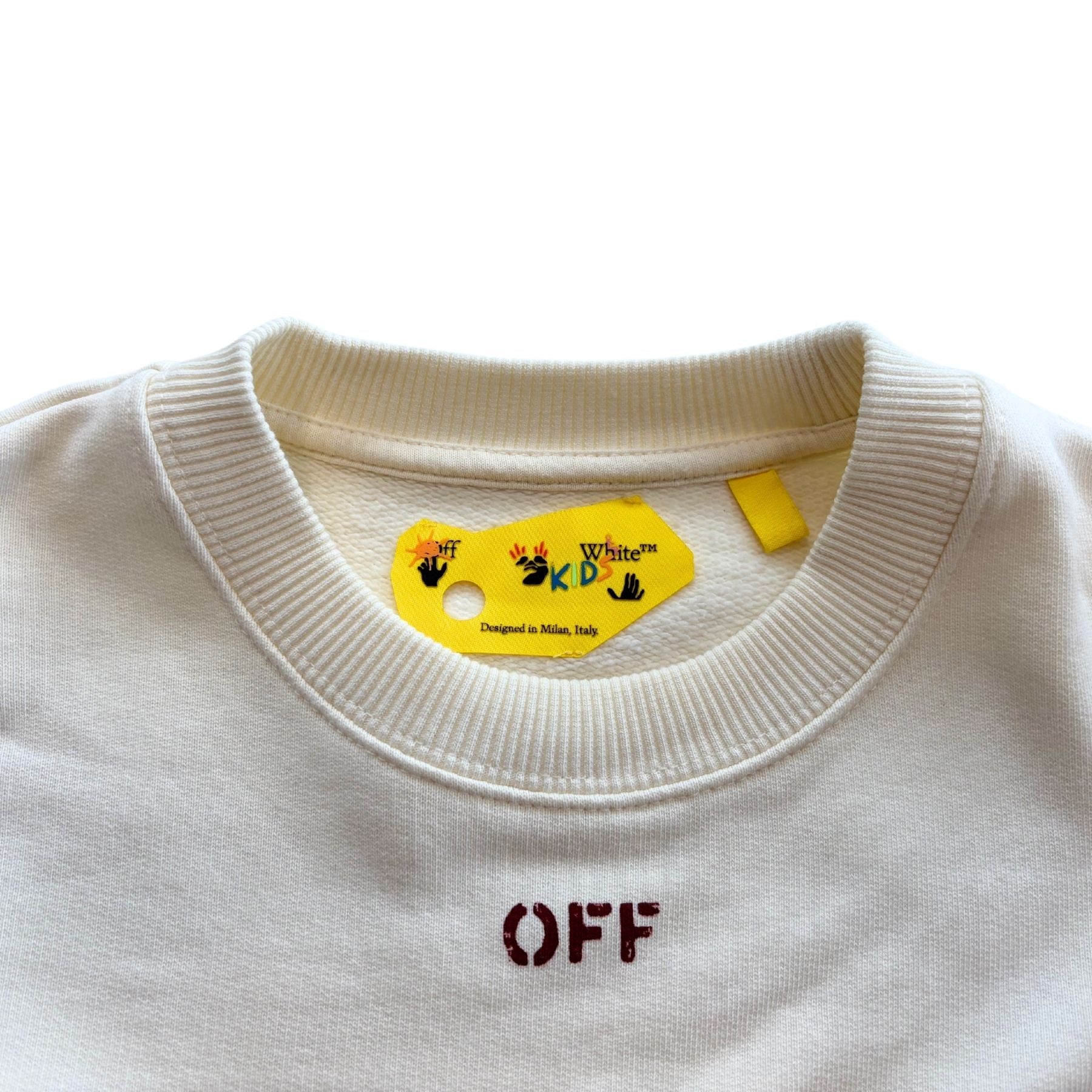 Off-White Crewneck Sweater - Kid's 10