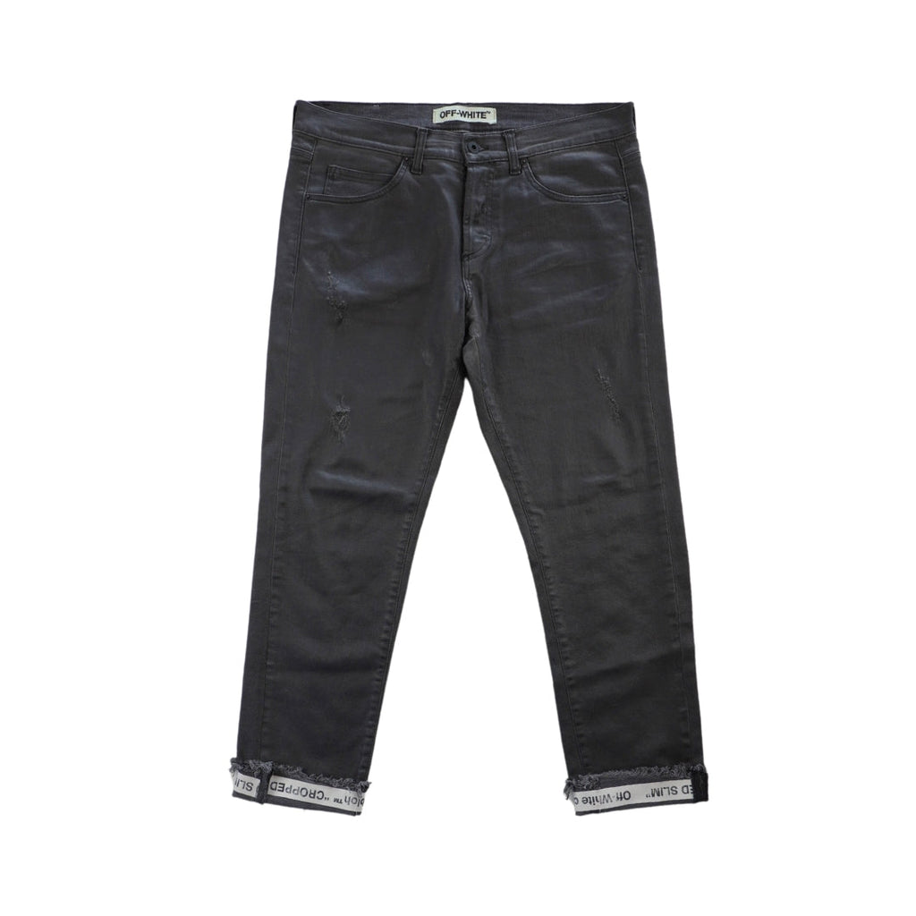 Off-White Waxed Cotton Jeans - Men's 32