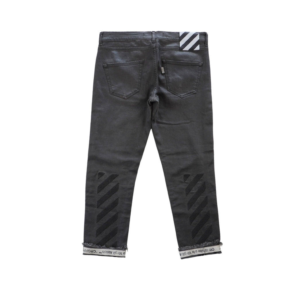 Off-White Waxed Cotton Jeans - Men's 32