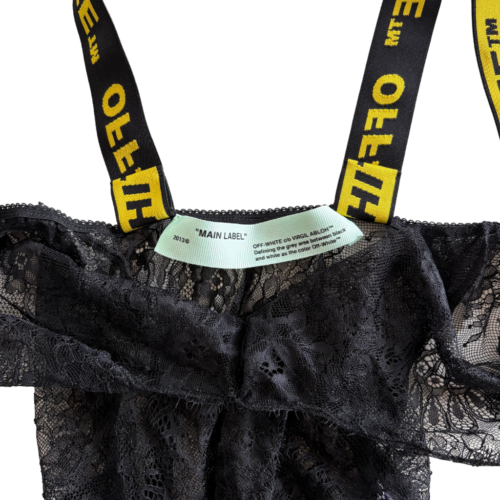 Off White Lace Bodysuit - Women's 40