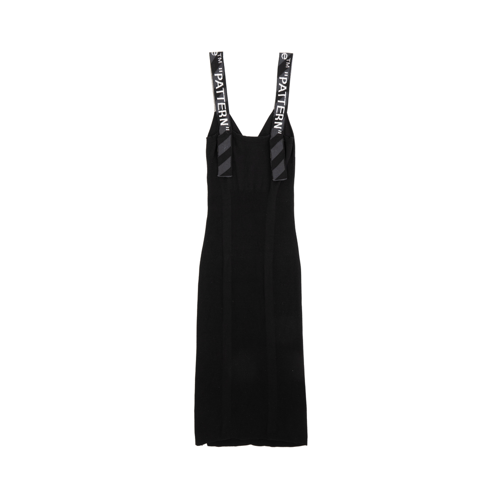 Off-White Logo Strap Midi Dress - Women's 36